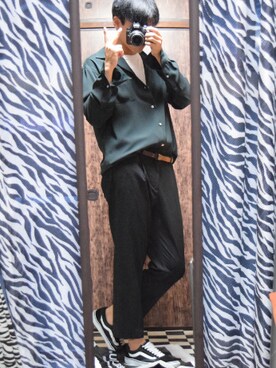 「アイテム（雑貨/ホビー）」を使った、かなめさん（メンズ・178cm）の秋コーディネート