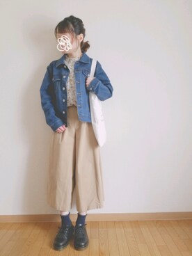 「シフォンブラウス」｜「アイテム（ジャケット/アウター）」を使った、ケアベア☆さん（レディース・149cm）の春コーディネート