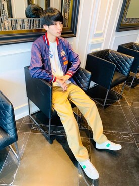 「HYSTERIC GLAMOUR（ヒステリックグラマー）のアイテム（ナイロンジャケット）」を使った、kait1031さん（メンズ・180cm）の夏コーディネート