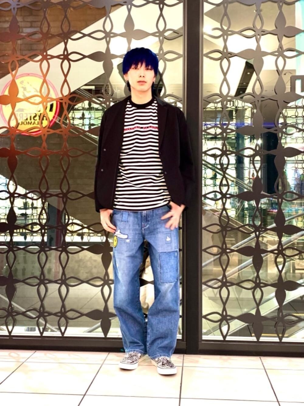 新品 HYSロゴ テーラードジャケット イージーパンツセット MサイズとLサイズ HYSTERIC GLAMOUR（ヒステリックグラマー）の「HYSロゴ 2ツ釦