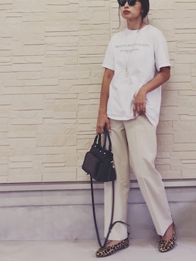 「Acne Studios（アクネストゥディオズ）のアイテム（アクセサリー）」を使った、AKARIさん（レディース・163cm）の秋コーディネート