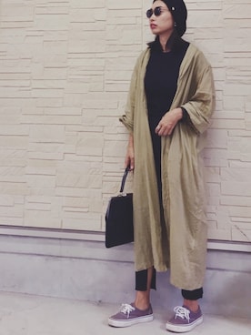 「やっぱりストリートが好き」｜「アイテム（ハンチング/ベレー帽）」を使った、AKARIさん（レディース・163cm）の秋コーディネート
