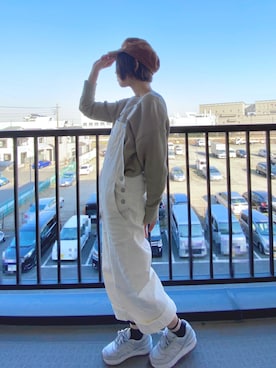 「TESTIFY（テスティファイ）のアイテム」を使った、sanadaさん（レディース・158cm）の春コーディネート