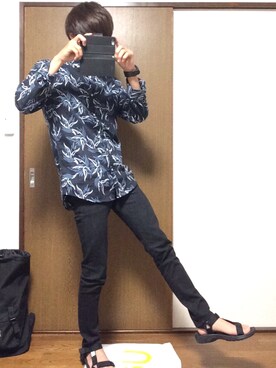 「げんじ」｜けんとさん（メンズ・167cm・10代）の夏コーディネート