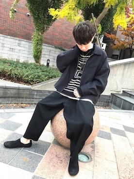 「neonsign」｜「アイテム（アクセサリー）」を使った、ジヨンさん（メンズ・172cm）の秋コーディネート