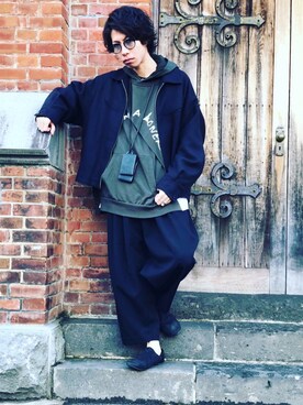 「PATRICK STEPHAN（パトリックステファン）のアイテム（アクセサリー）」を使った、ジヨンさん（メンズ・172cm）の春コーディネート