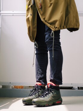 「BEAMS（ビームス）のアイテム（モッズコート）」を使った、TenTaさん（メンズ・168cm）の春コーディネート
