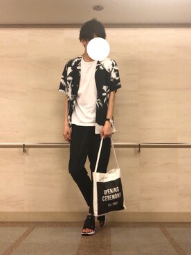 「OPENING CEREMONY（オープニングセレモニー）のアイテム」を使った、りょうさん（メンズ・185cm）の春コーディネート