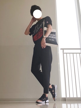 「OPENING CEREMONY（オープニングセレモニー）のアイテム」を使った、りょうさん（メンズ・185cm）の春コーディネート