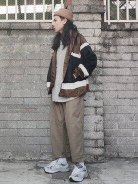 「earthtone」｜ffflea👾さん（メンズ・178cm）の秋コーディネート
