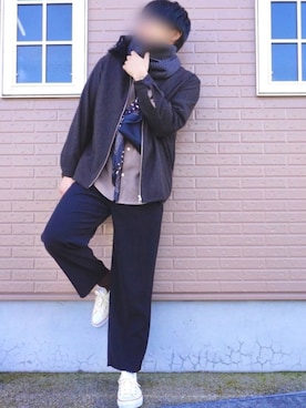 「BERING（ベーリング）のアイテム」を使った、ユウタ(SOD)さん（メンズ・179cm）の冬コーディネート