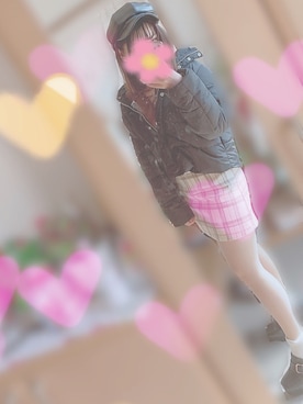 「アイテム（キャスケット）」を使った、meruaya1206さん（レディース・163cm・10代）の春コーディネート