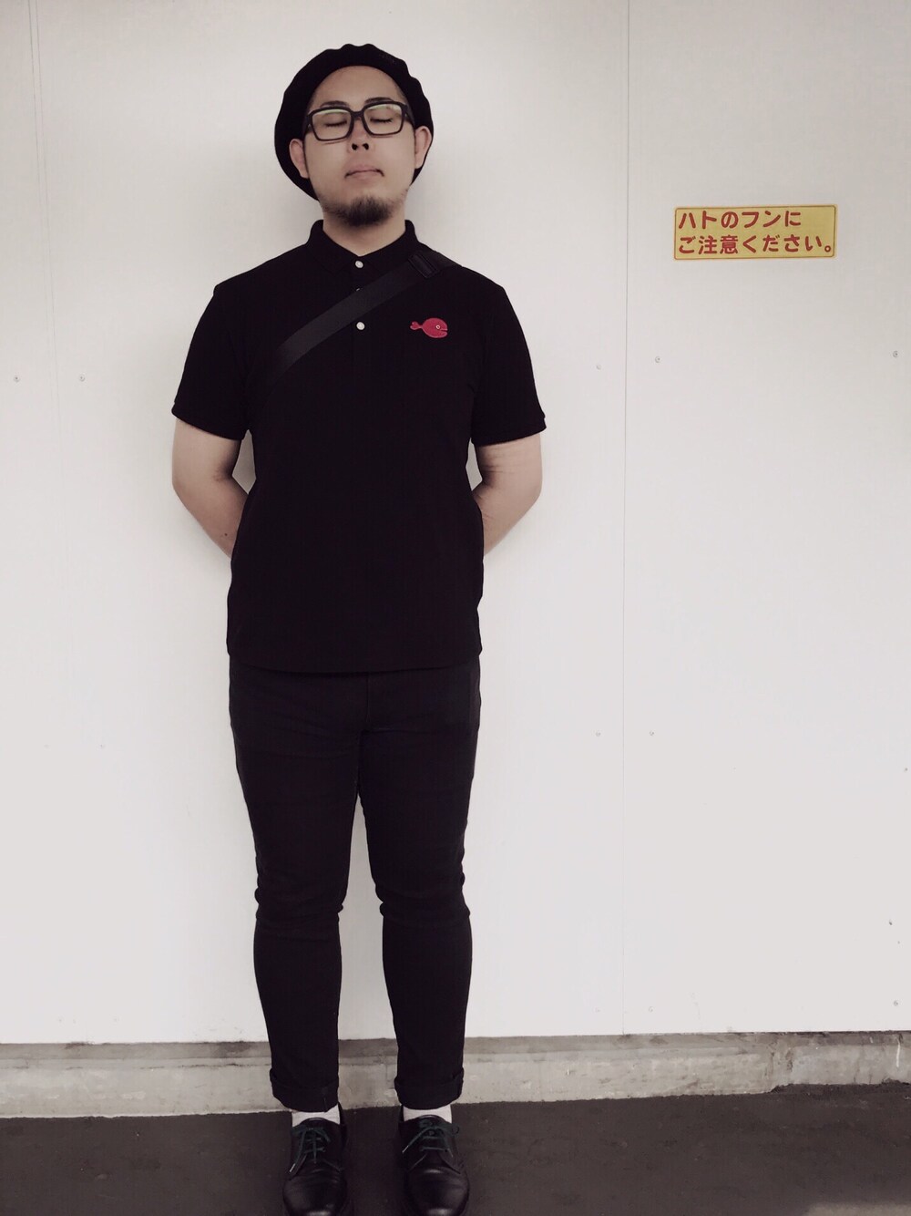 「🐦のアイテム（その他、グレー系）」を使った、y.endoさん（メンズ・175cm）の春コーディネートの1枚目の写真