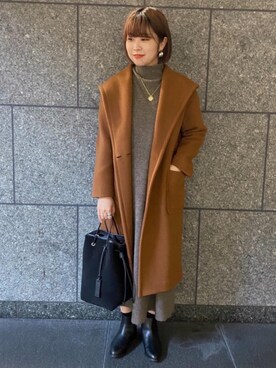 カナエさん（レディース・154cm）の冬コーディネート