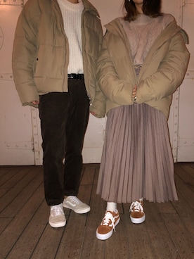 「Starting Over（スターティングオーバー）のアイテム（ダウンジャケット/コート）」を使った、ぽんさん（メンズ・168cm）の冬コーディネート