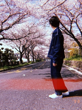 「BEAMS（ビームス）のアイテム（デニムジャケット）」を使った、ぽんさん（メンズ・168cm）の春コーディネート