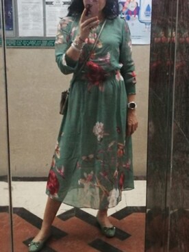 「NOのアイテム（ワンピース/ドレス）」を使った、米袋2010さん（レディース・168cm）の秋コーディネート