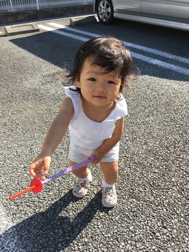 ☺︎NICO☺︎さん（キッズ・80cm）の春コーディネート