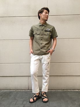 masaさん（メンズ・177cm）の夏コーディネート