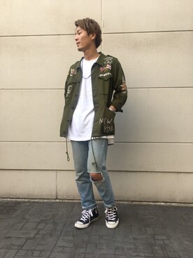 masaさん（メンズ・177cm）の夏コーディネート