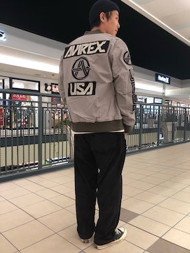 masaさん（メンズ・177cm）の冬コーディネート