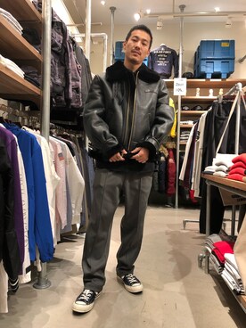 「ハロウィン」｜「アイテム（ミリタリージャケット）」を使った、masaさん（メンズ・177cm）の秋コーディネート
