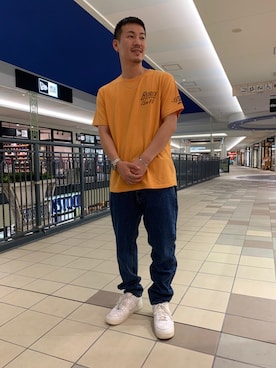 「TYPE BLUE（タイプブルー）のアイテム（パンツ）」を使った、masaさん（メンズ・177cm）の夏コーディネート
