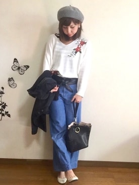 akanenさん（レディース・157cm）の冬コーディネート