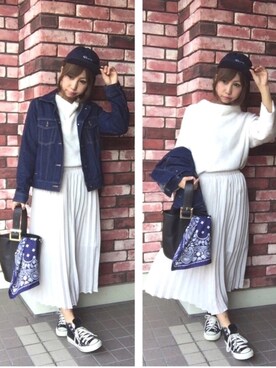 akanenさん（レディース・157cm）の春コーディネート