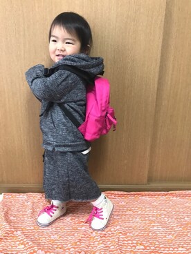 「アイテム（アンサンブル）」を使った、sa__w@さん（キッズ・80cm）の冬コーディネート
