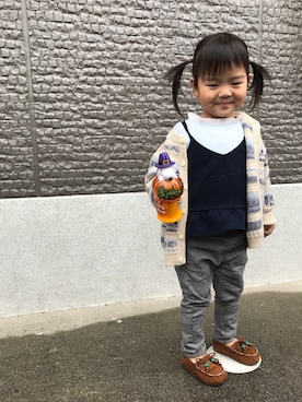 「CELINE（セリーヌ）のアイテム」を使った、sa__w@さん（キッズ・90cm）の秋コーディネート