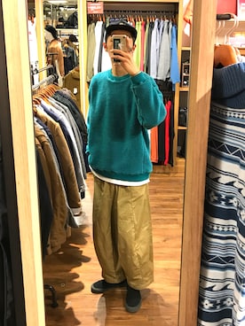 Uhey.kさん（メンズ・183cm）の冬コーディネート