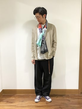 Uhey.kさん（メンズ・185cm）の春コーディネート