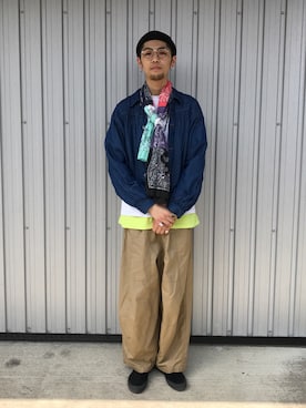 Uhey.kさん（メンズ・185cm）の春コーディネート