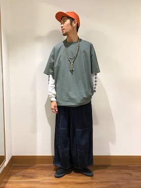 「SHIPS（シップス）のアイテム」を使った、Uhey.kさん（メンズ・185cm）の春コーディネート