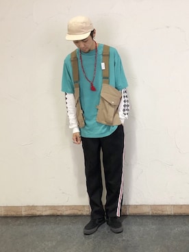 「ミサンガ」｜Uhey.kさん（メンズ・185cm）の春コーディネート