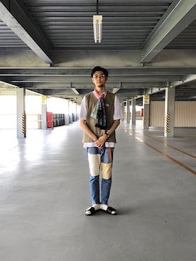 Uhey.kさん（メンズ・185cm）の夏コーディネート