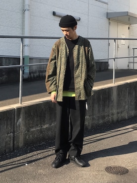 「CIAOPANIC TYPY（チャオパニックティピー）のアイテム」を使った、Uhey.kさん（メンズ・185cm）の春コーディネート