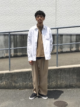 Uhey.kさん（メンズ・185cm）の春コーディネート