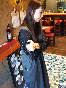 「SEVENDAYS=SUNDAY（セブンデイズサンデイ）のアイテム（オールインワン・サロペット）」を使った、naoさん（レディース・171cm）の冬コーディネート