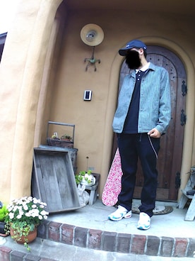 「UNION（ユニオン）のアイテム（パンツ）」を使った、すぱいだーさん（メンズ・170cm）の春コーディネート