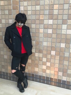 「daylife」｜hiroki yamanoiさん（メンズ・173cm）の冬コーディネート