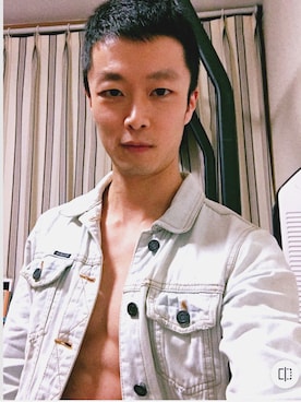 「PULL&BEAR（プルアンドベア）のアイテム（デニムジャケット）」を使った、Dpolloさん（メンズ・173cm）の春コーディネート