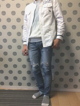 「GOTCHA（ガッチャ）のアイテム（ジャケット/アウター）」を使った、ソータさん（メンズ・170cm）の夏コーディネート