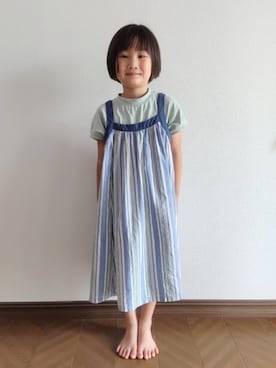 「coen（コーエン）のアイテム」を使った、coenなるせさん（キッズ・155cm）の夏コーディネート