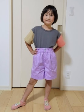「coen（コーエン）のアイテム」を使った、coenなるせさん（キッズ・155cm）の夏コーディネート