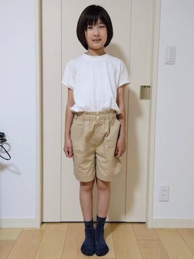 「coen（コーエン）のアイテム」を使った、coenなるせさん（キッズ・155cm）の夏コーディネート