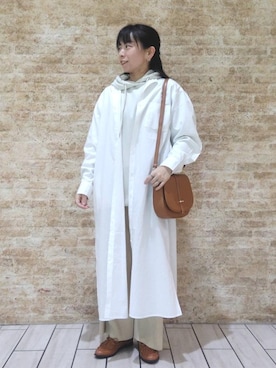 「新作」｜「アイテム（その他）」を使った、coenなるせさん（レディース・157cm）の冬コーディネート