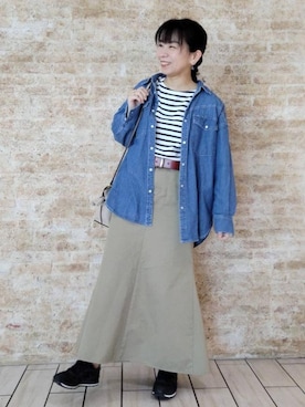 「coenスタッフスタイリング」｜「アイテム（その他）」を使った、coenなるせさん（レディース・157cm）の春コーディネート