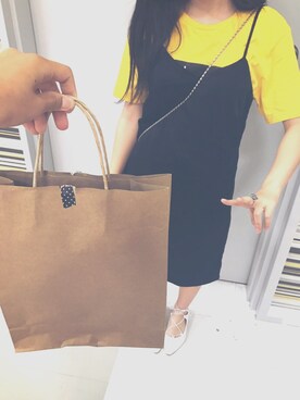 「present（プレゼント）のアイテム（その他）」を使った、さやさん（レディース・150cm）の夏コーディネート